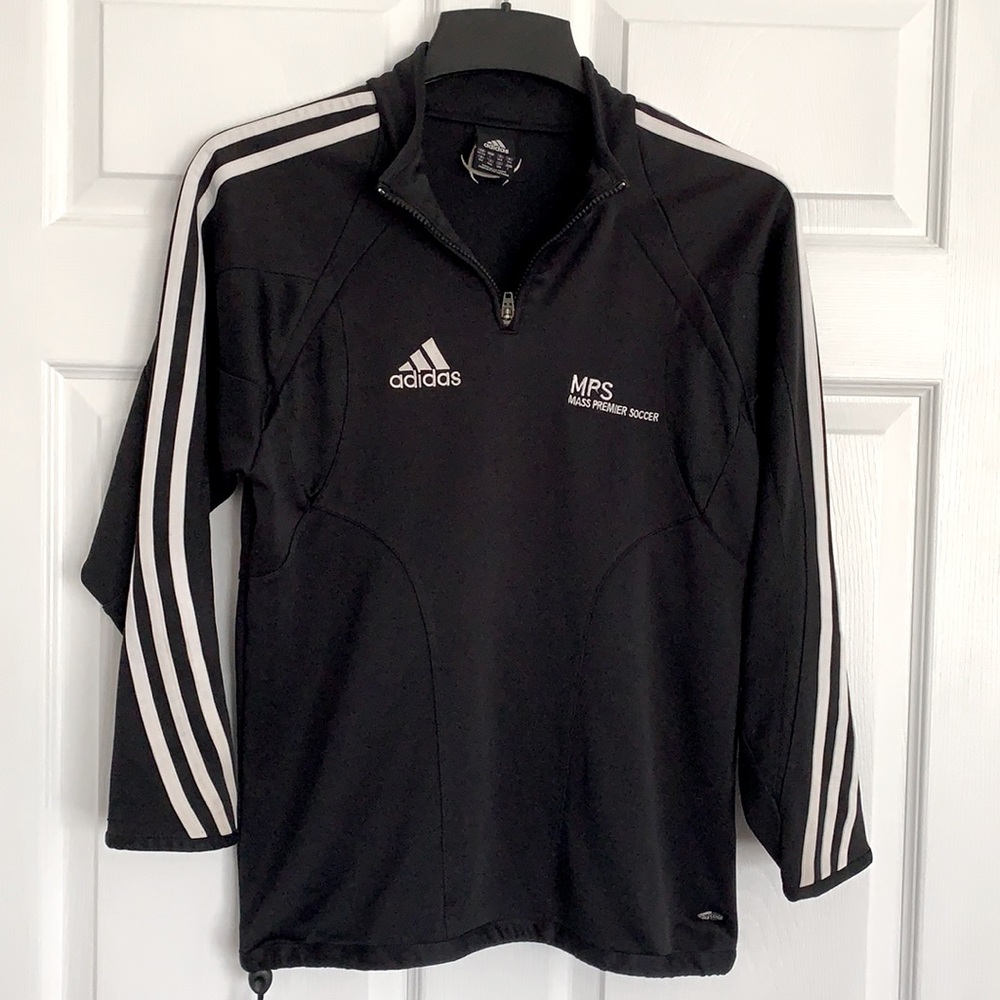ADIDAS Black White Stripes RN 88387 CA 40312 Size L(Junior)